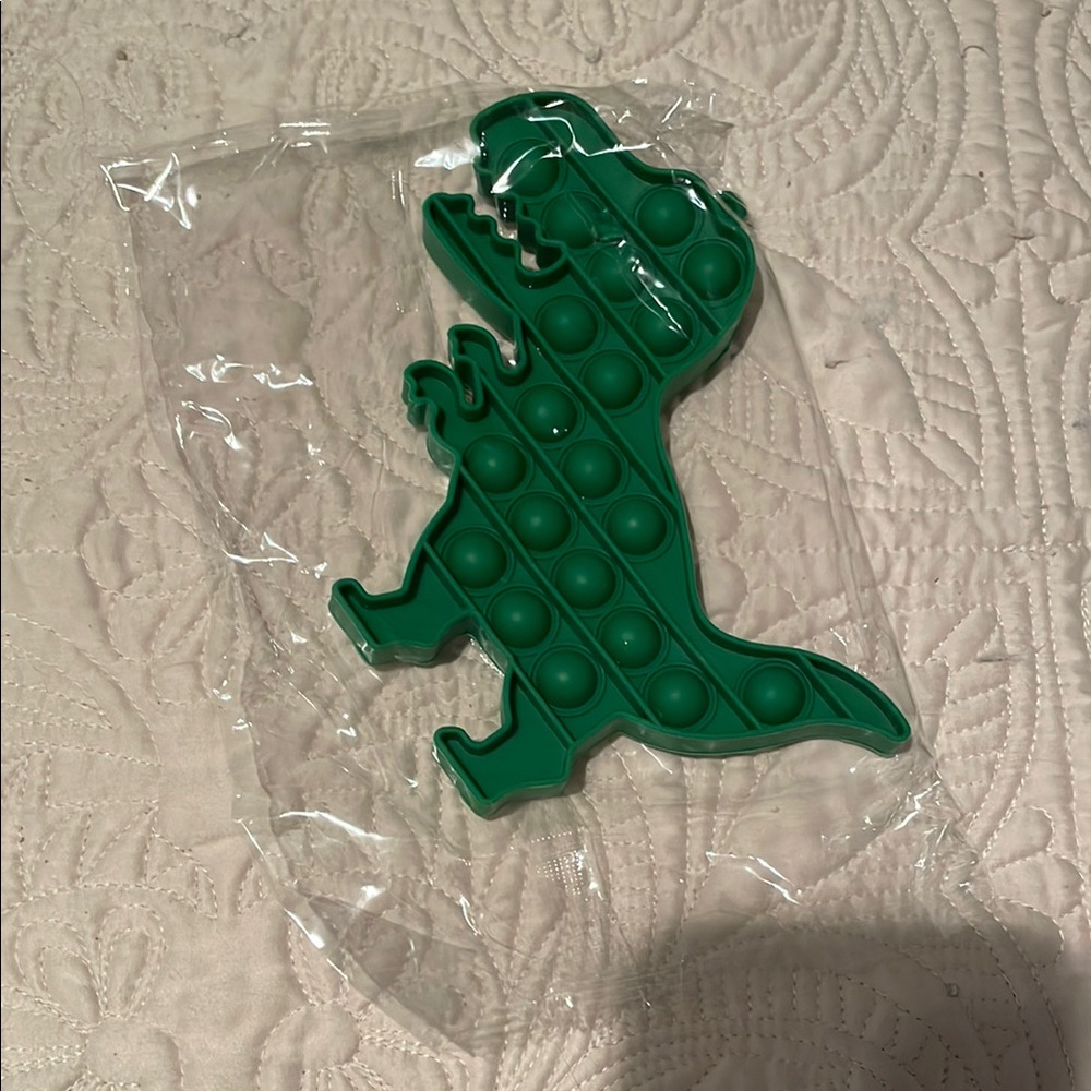 Green Dinosaur Reptile Pop Toy